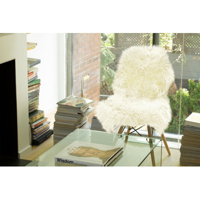 Tapis naturel en peau de mouton 2 pi x 3 pi Colello