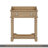 Retro Style Nightstand With Drawer And Open Shelf For Bedroom, Bedside Table With Turned Legs And Metal Handle,-569850393