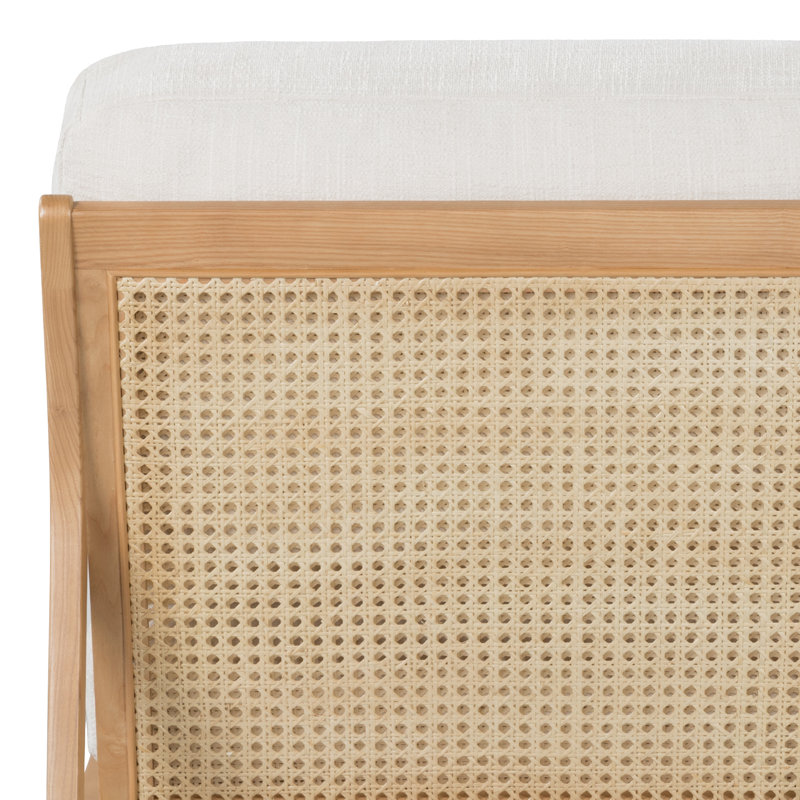 Lucas Armchair, Crosshatch Cream/Oak