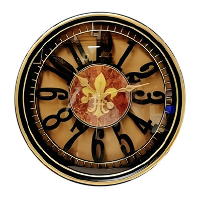 Steel Analogue Wall Clock