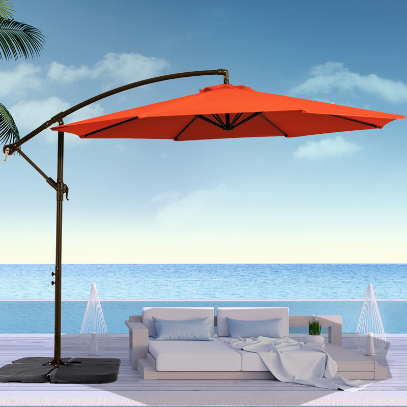 Parasol en porte-à-faux 10 pi Hawkinsville, Citrouille