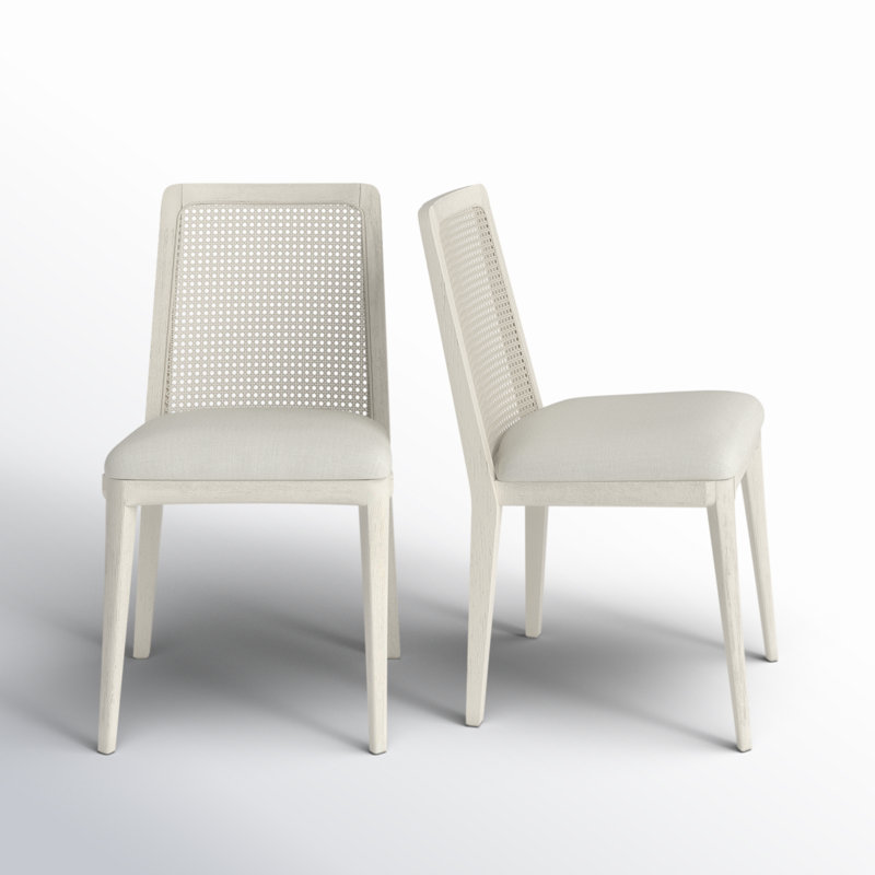 Chaise d'appoint blanche Keefe, Blanc, Blanc