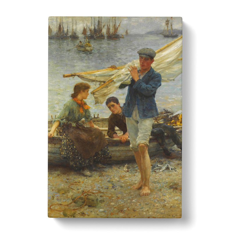 Returning by Henry Scott Tuke - Wrapped Canvas Painting, 60cm H x 40cm W x 3cm D