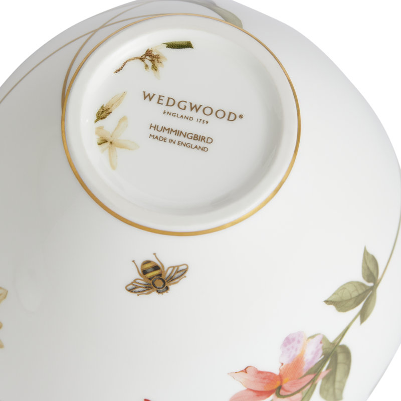 Hummingbird 5.9in Lidded Vase
