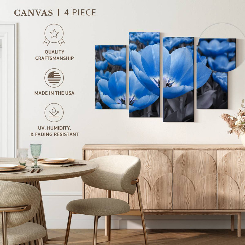 Harnek Bright Blue Tulips