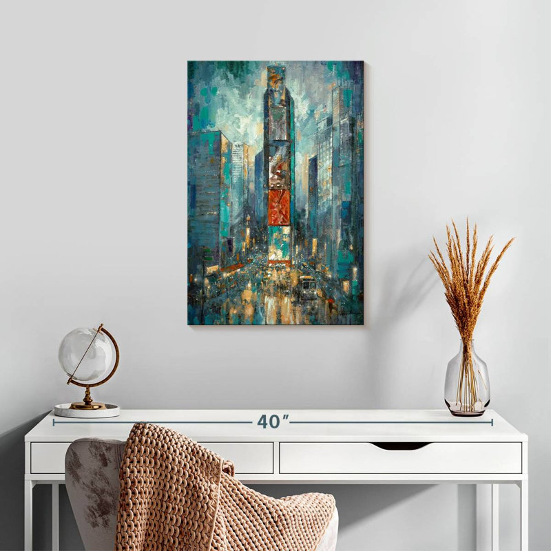Aime Bustling City Of Lights, 24" H x 16" W