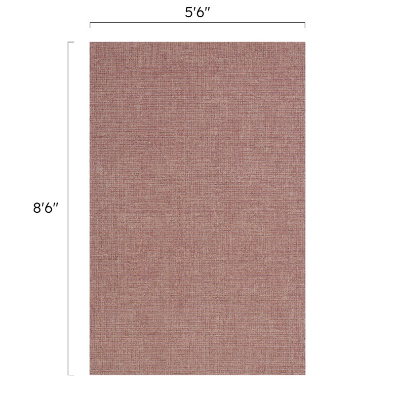 Tapis tissé à la main Bryn, Rectangle 5 pi 6 po x 8 pi 6 po