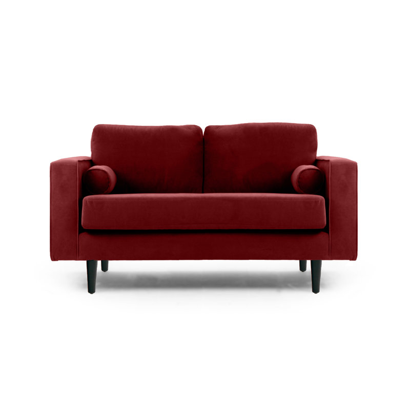 Boubacar Sofa, Natural, Burgundy, 2