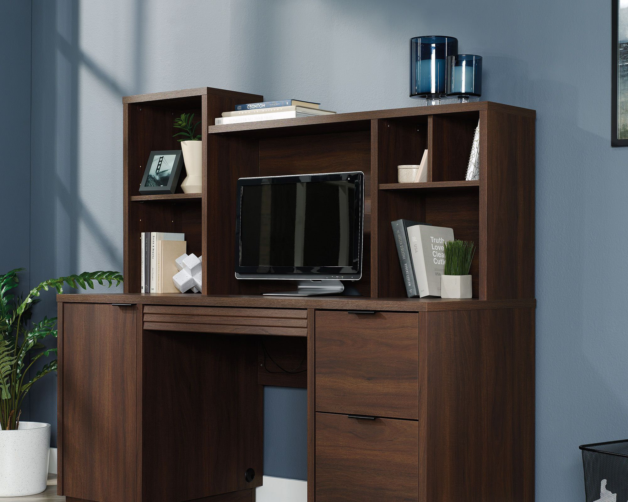 Millwood Pines Englewood Computer Hutch Spm | Wayfair