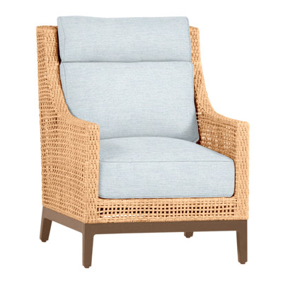 Peninsula Woven Lounge Light Raffia/Sandalwood