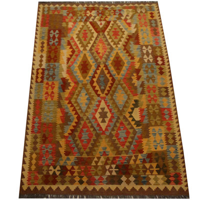 Tapis rouille tissé à la main Azpeitia
