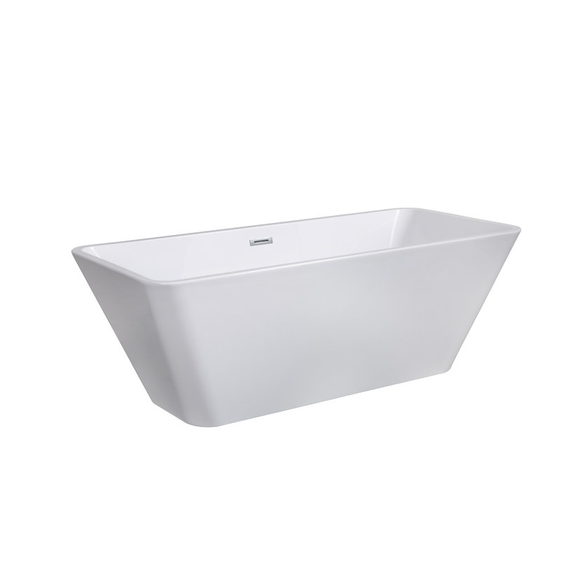 Harmony 59'' x 29.5'' Soaking Acrylic Bathtub