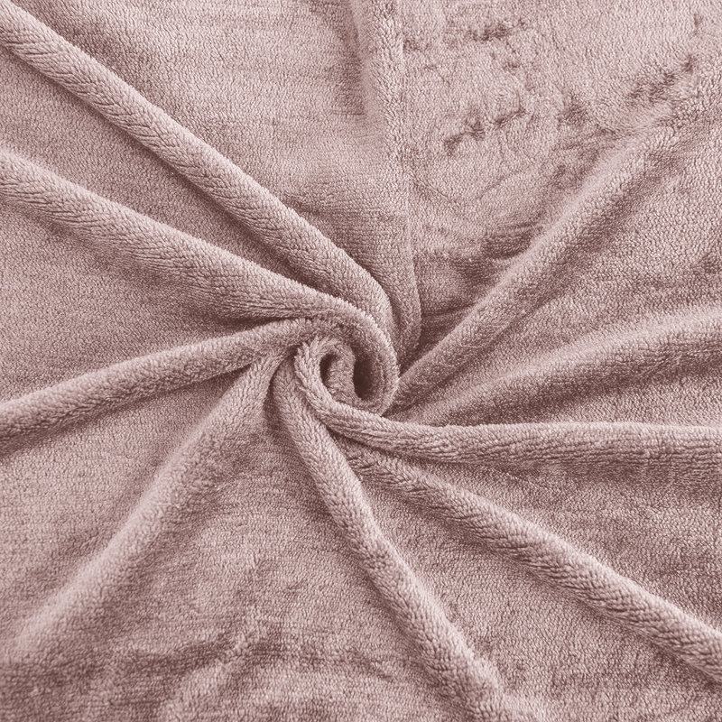 Home Comfort Sherpa Fleece Throw Blanket Cozy Reversible Blanket for Bed Sofa and Couch, 200cm W x 240cm L, Pink