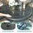 10-Piece Outdoor High Patio Dining Set, Free-Rust Cast Aluminum Patio Bar Table And Chairs Set, Includes 8 Swivel Bar Stools & 63.98" Bar Height Dining Table With 35.38" Lazy Susan, Umbrella Hole-1550839848
