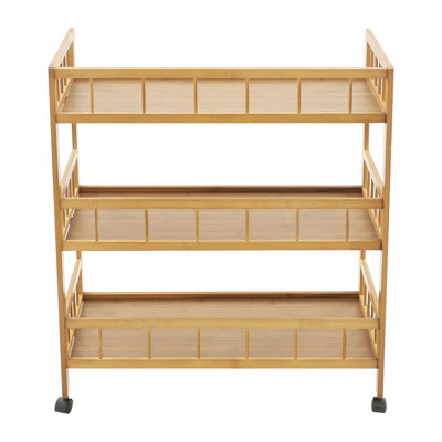 3-Tier Rolling Storage Cart with Wheels