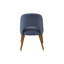 Chaises de salle à manger rembourrées Nola Navy-70688409