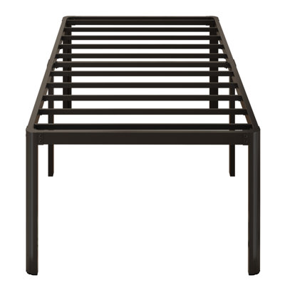 Structure de lit 22 po avec pieds d'angle arrondis