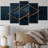 Chalfont - Modern Geometric Wall Decor - 5 Panels
