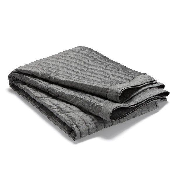 Iconium Polyester Solid Colour Bedspread, 270 x 270 cm Bedspread, Gold