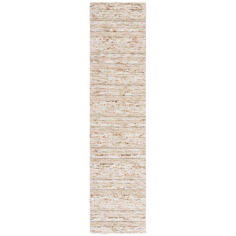 Tapis beige Element 501, Tapis de couloir 2 pi 3 po x 9 pi