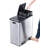Extra Large Dual Trash & Recycling Bin, 18.5 Gallon (70L) Stainless Steel Step-On Kitchen Garbage Can, 2 Removable Inner Buckets, Soft-Close Lid, Fingerprint-Resistant, Heavy-Duty Design-91018530