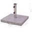 Base de parasol carrée 63,9 lb avec poignées, tuyau en acier inoxydable, granit gris 17,7 po x 17,7 po x 13,8 po-2115431223-2115431221-2115431216