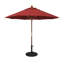 Parasol de marché octogonal 9 pi x 9 pi Manford-568806331