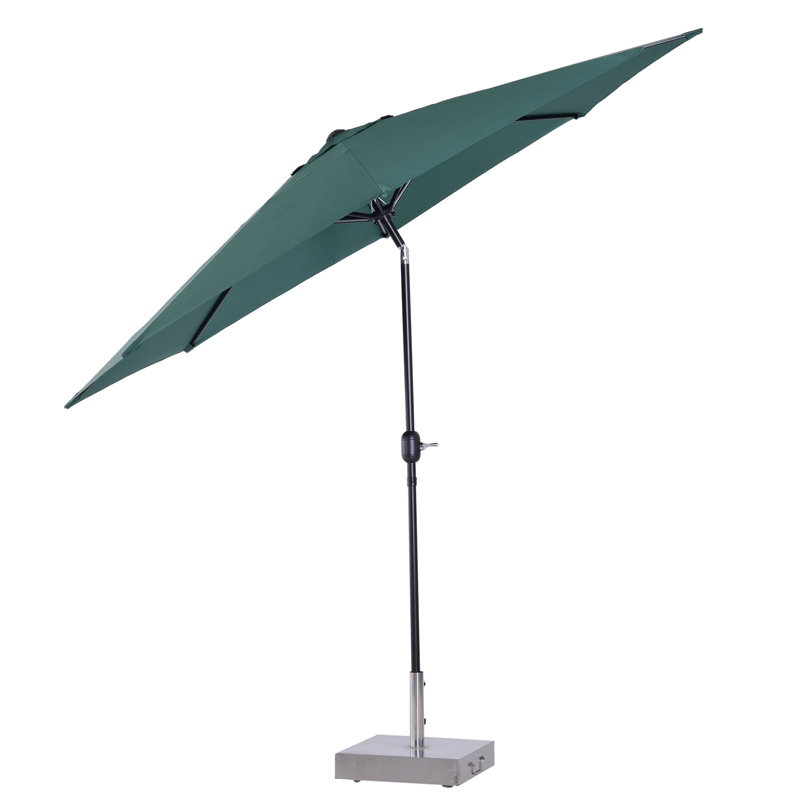 Parasol de marché 9 pi 9 po Cleorand, Vert
