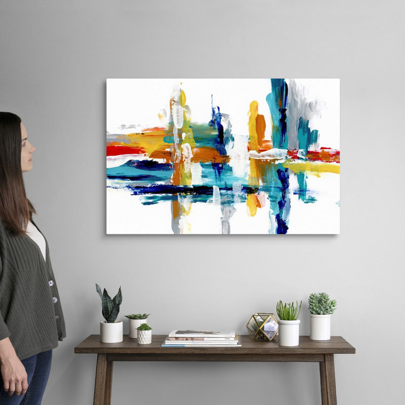 Captive Color III - reproduction d'art sur toile, Toile tendue, H 24 po x l 36 po x P 1,25 po