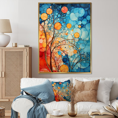 Mosaïque abstraite sur toile