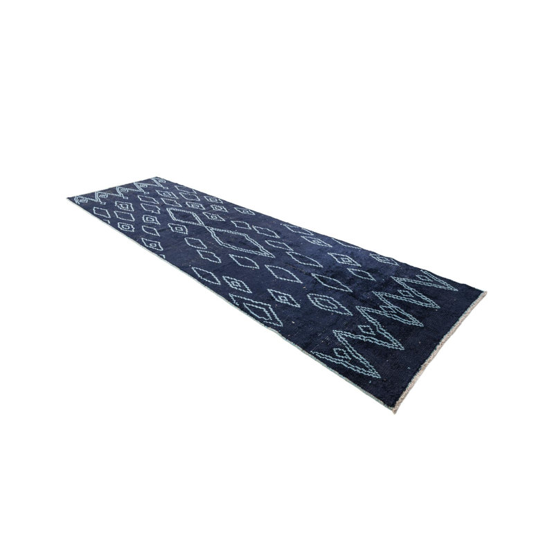 Tapis de couloir bleu marine Kalmanovitz