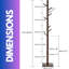 Freestanding 8 - Hook Coat Rack-101575880