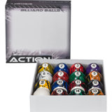 Action Billiard Balls Black Marble Balls