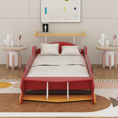 Lit plateforme simple avec roulettes