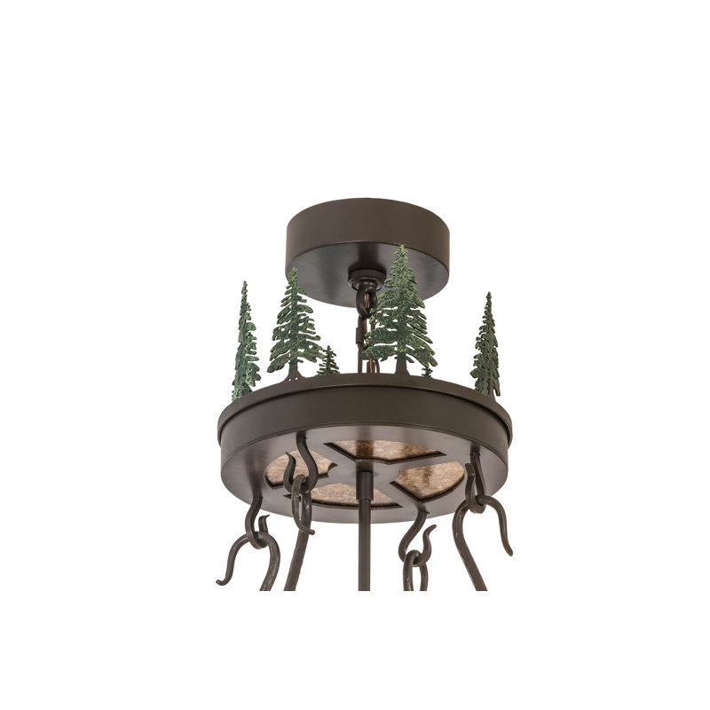 Rustic Lodge 12 - Light Chandelier