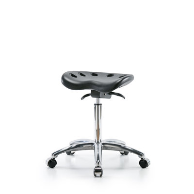 Adjustable Height Ergonomic Lab Stool with Footrest