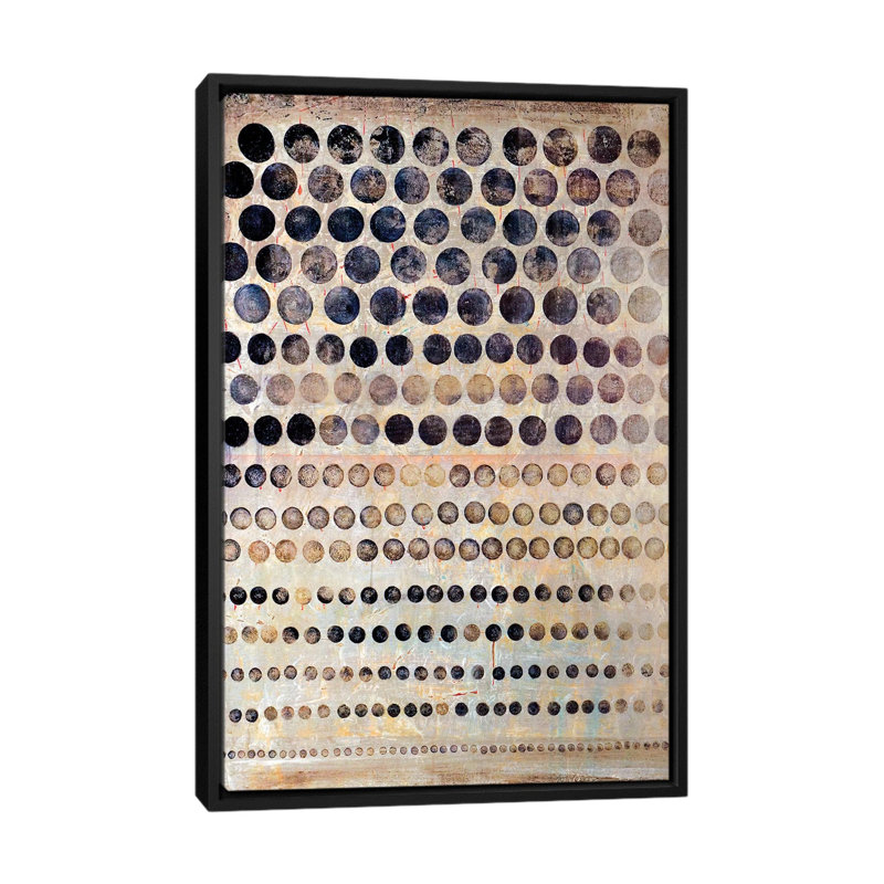 Moon Shadow - Print on Canvas, 101.6 cm H x 66.04 cm W, Black Framed
