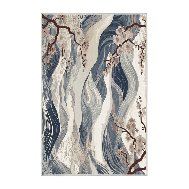 Blush Skyline Rug, Rectangle 8' x 12'