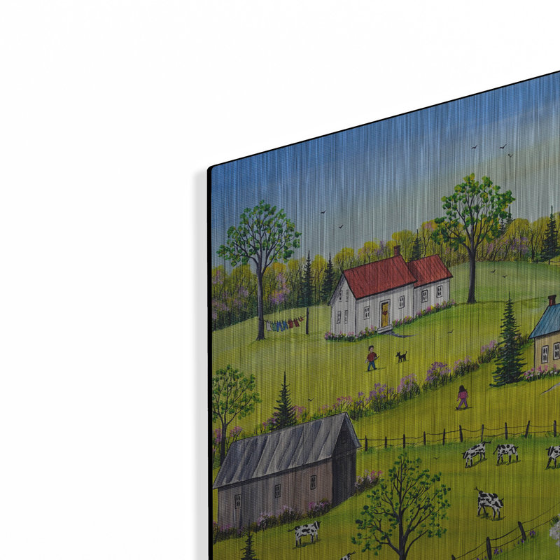 «August Blossom Time» par Sharon Mark, August Grove®, art mural en métal, H 12 po x l 16 po