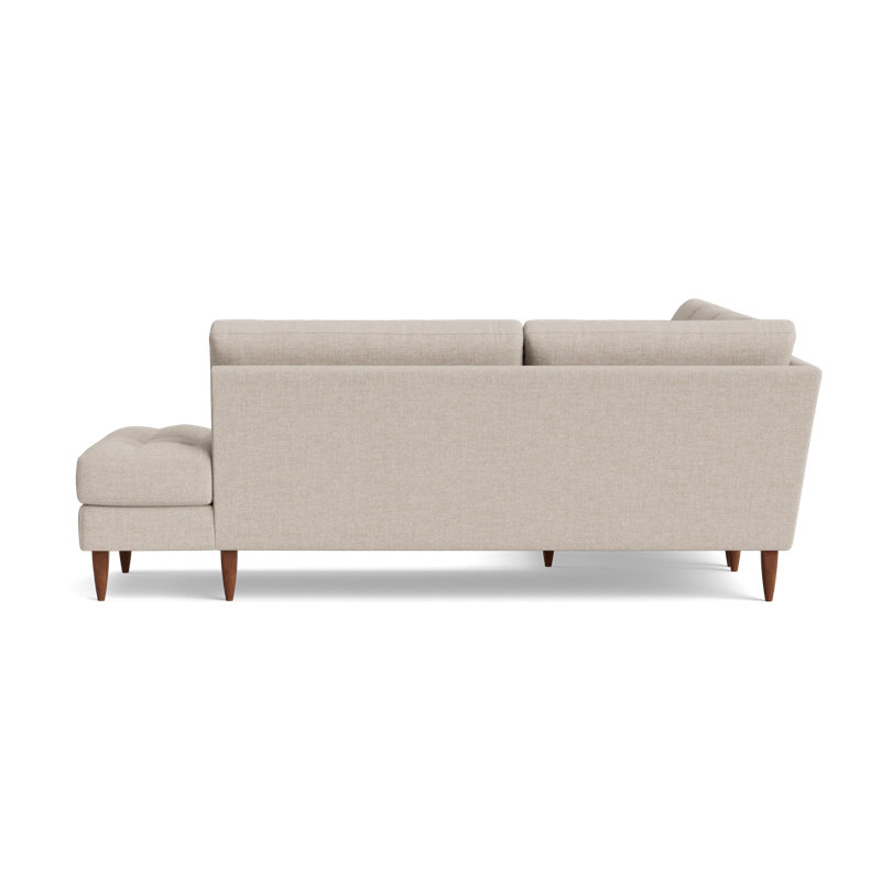 MCM Sectional, Right Hand Facing, Performance Weave - Natural