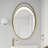 Kanthan Metal Oval Wall Mirror