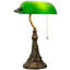 Petite lampe de table en verre coloré Tiffany Banker
