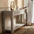 63"High-End Rustic Sofa Table With Drawers - Sturdy Craftsmanship, Hallway Storage Solution-1321536713