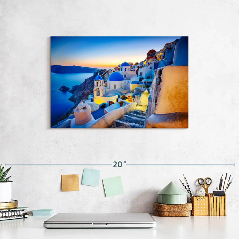 Ravi Dusky Oia, 8" H x 12" W