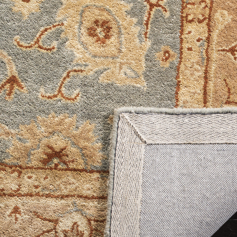 Tapis oriental en laine touffeté à la main Dunbar, Carré 6 pi