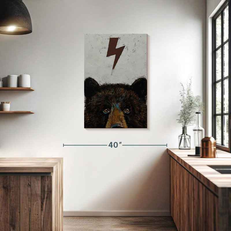 Brampt Bear Lighting Bolt, 36" H x 24" W
