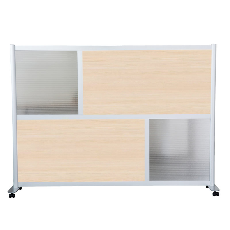 Hartley Freestanding Room Divider, Elm, Caster