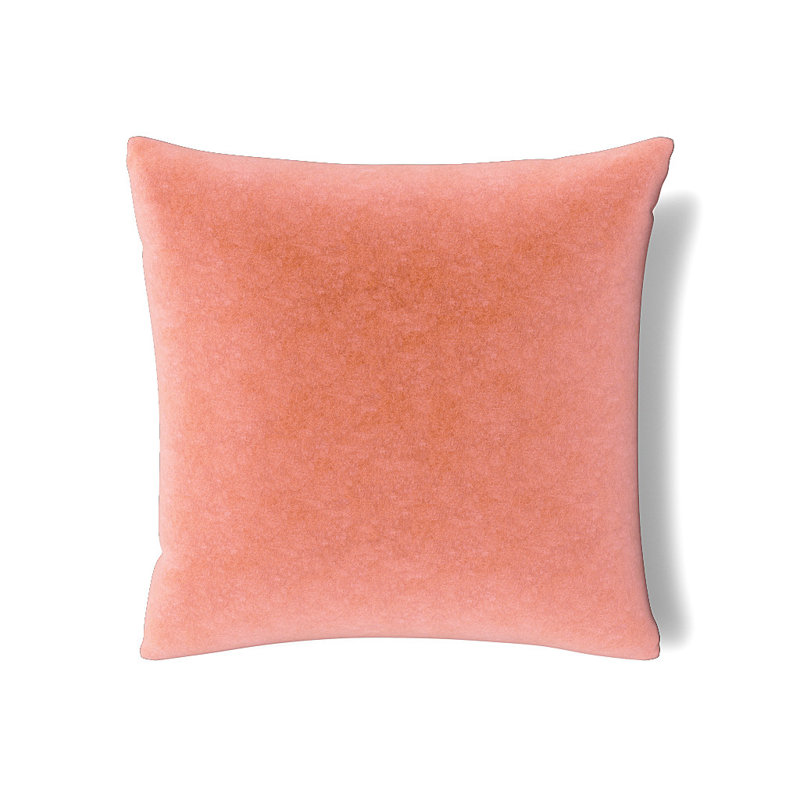 Taie décorative 100% coton Fresco, Européen, Rhubarbe