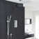 Liverpool Ceiling Mount Thermostatic Rain Shower System with Precise Temperature Control