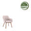 46cm H Velvet Upholstered Upholstered Back Armchair-1965014837